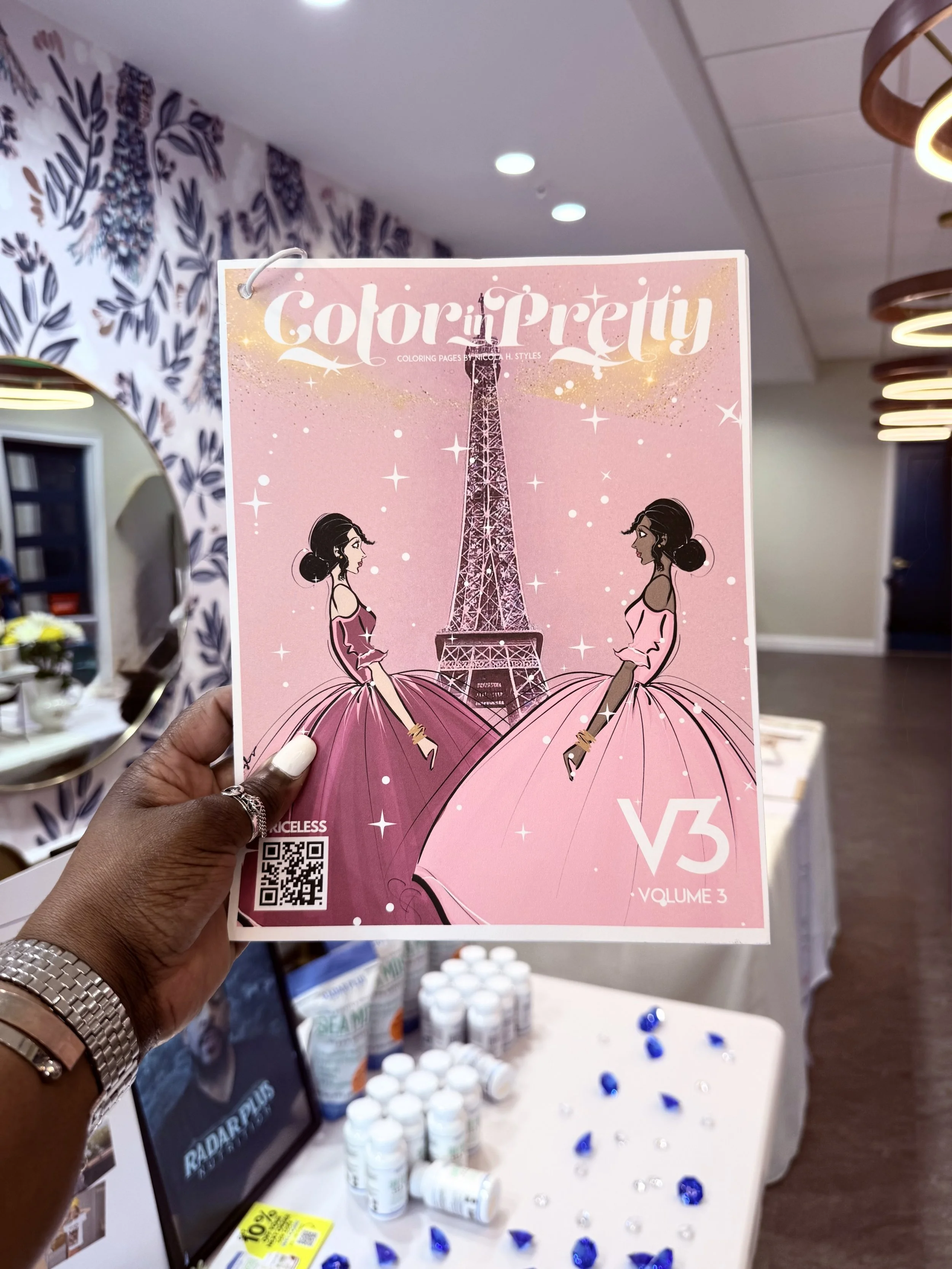 Coloring and Cocktails by Color In Pretty